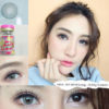Kitty Kawaii Je t'aime Gray Monthly Colored Contacts - Image 3