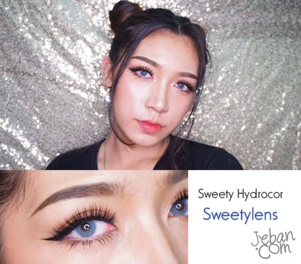 EOS Hidrocor Blue Monthly Colored Contacts - Image 3