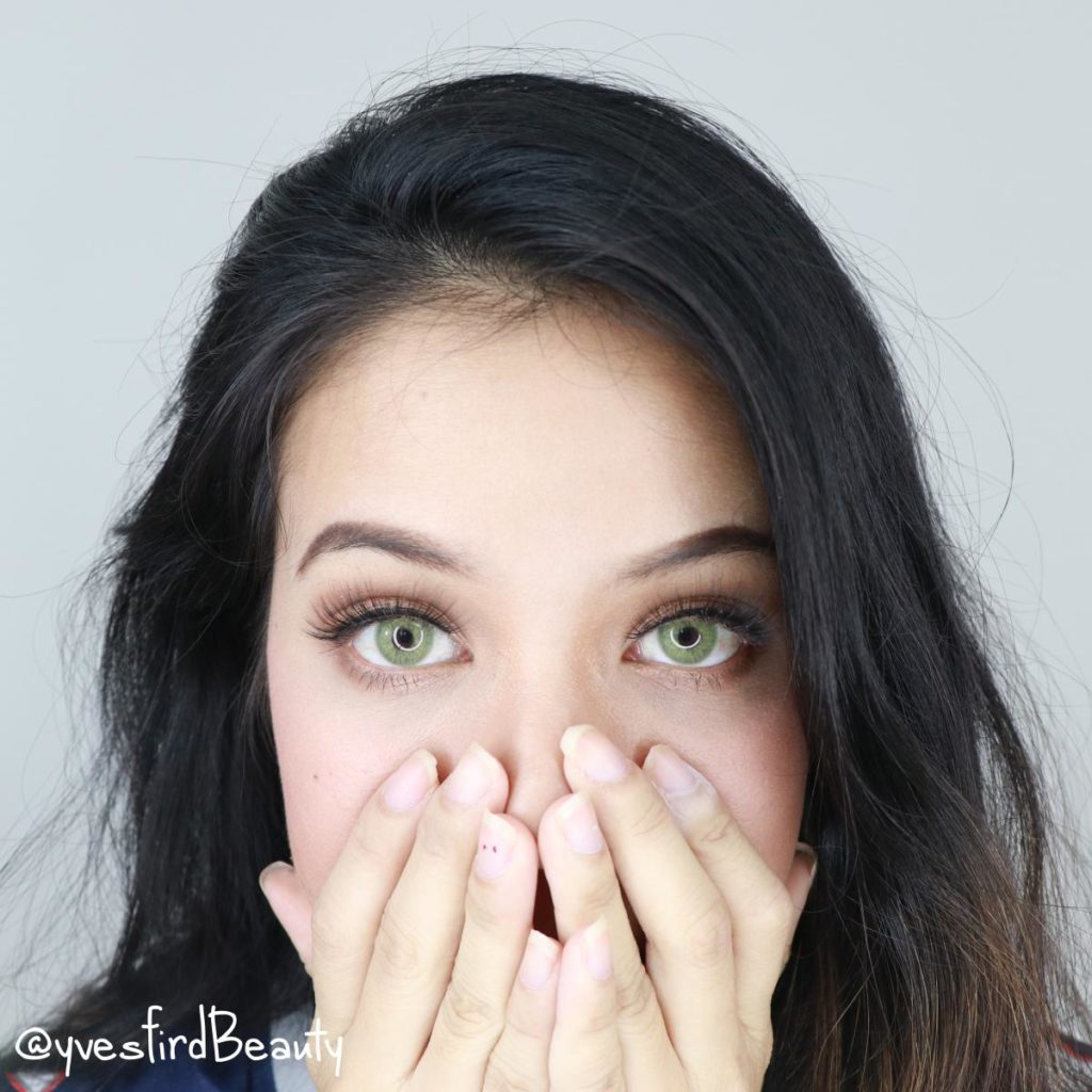 Pitchy Green Monthly Colored Contacts - Image 2