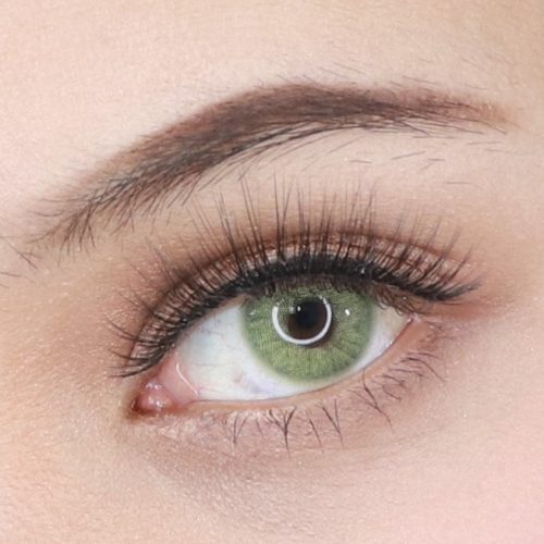 Pitchy Green Monthly Colored Contacts