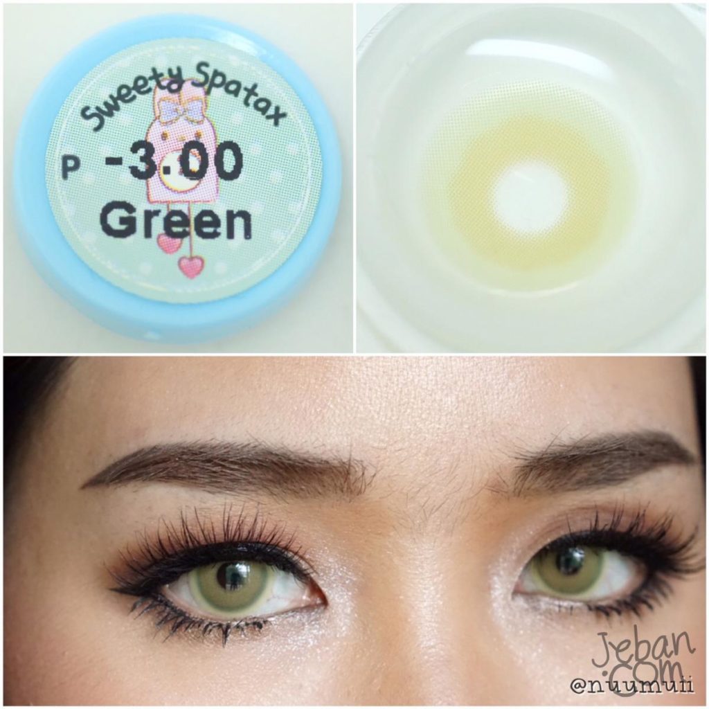 Pitchy Sweety Spatax Green Monthly Colored Contacts - Image 2