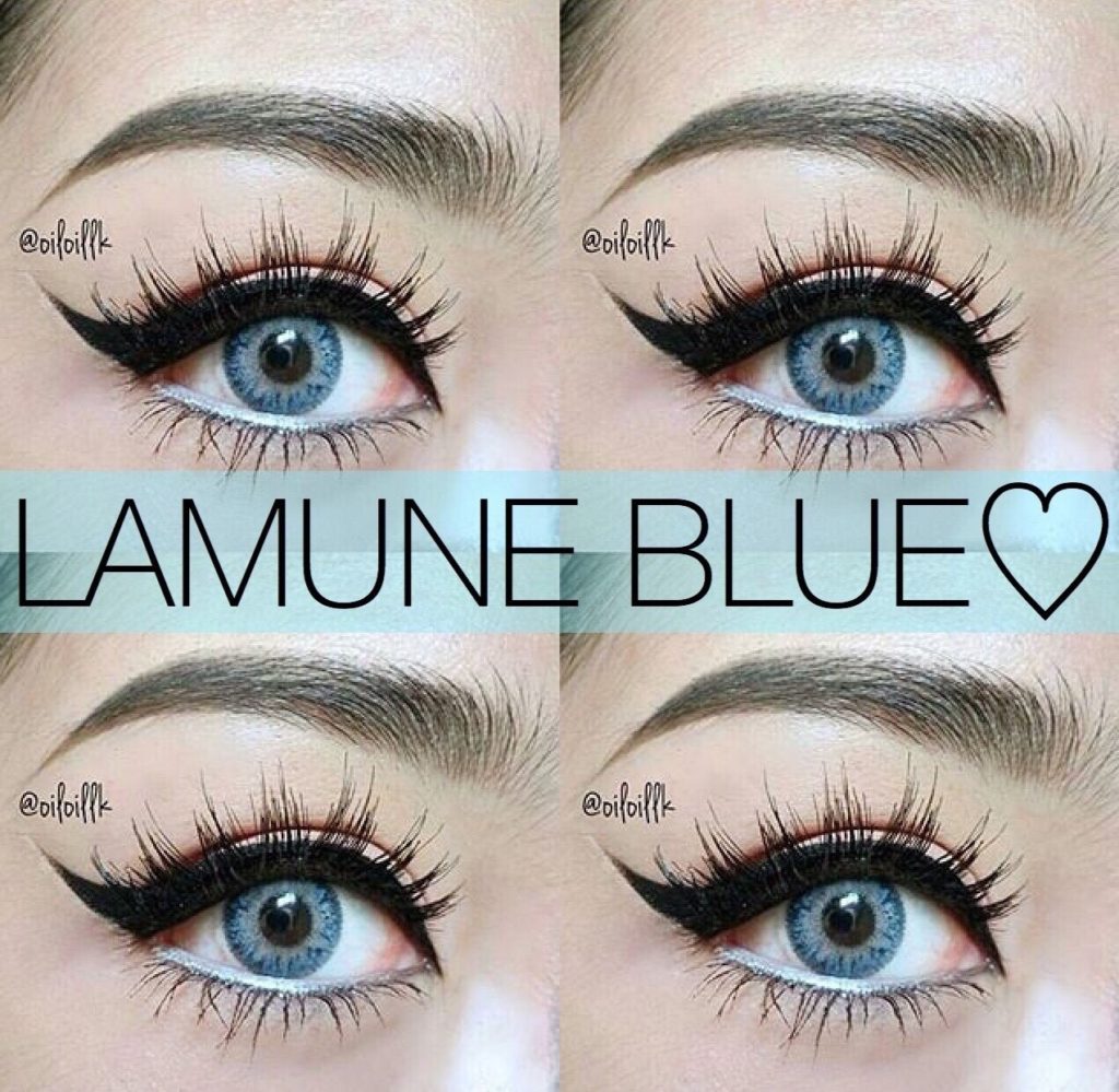 Pitchy Lamune Blue Monthly Colored Contacts - Image 2