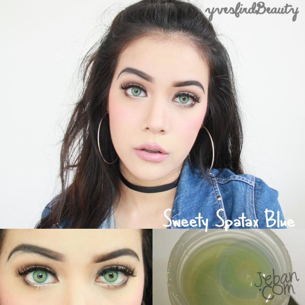 Pitchy Sweety Spatax Blue Monthly Colored Contacts - Image 6