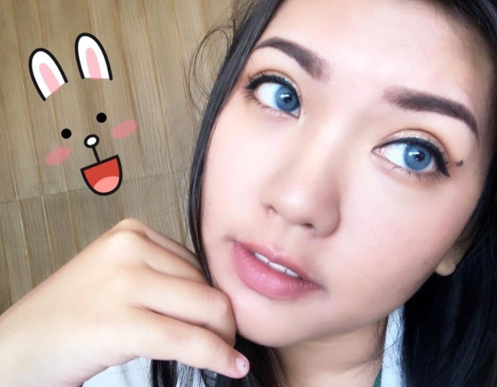 Kitty Kawaii Bena Blue Monthly Colored Contacts - Image 2