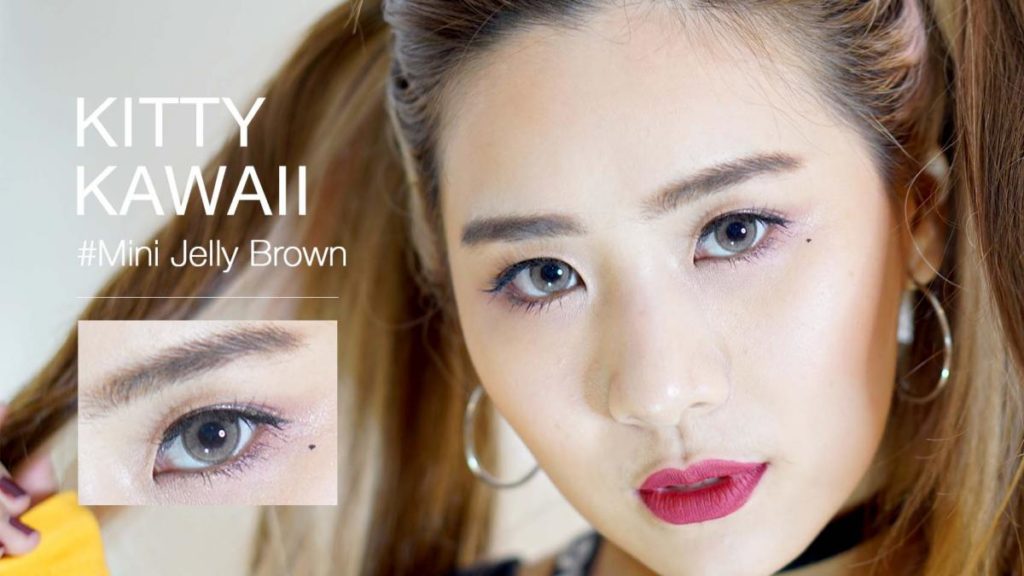 Kitty Kawaii Jelly Brown Monthly Colored Contacts - Image 15
