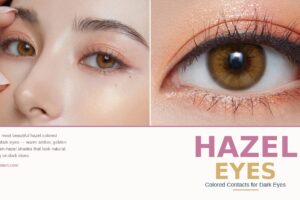 Hazel eyes blend brown, green, and gold — and they appear to shift color in different lighting. Learn what hazel really looks like and how to get it with colored contacts.