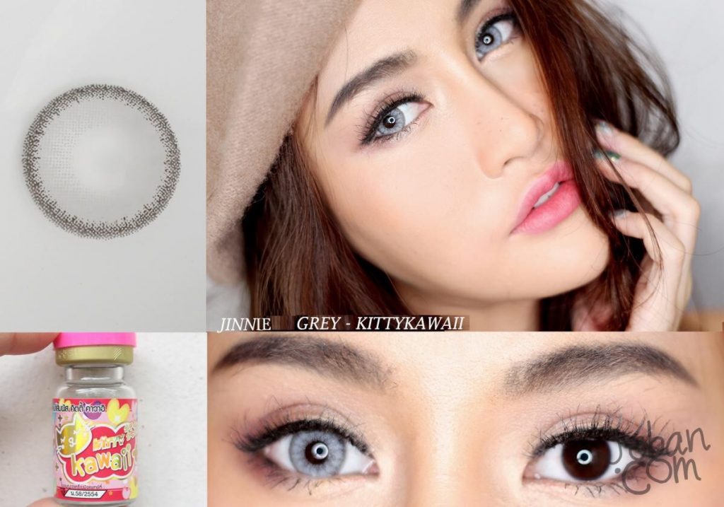 Kitty Kawaii Jinnie Gray Monthly Colored Contacts - Image 10