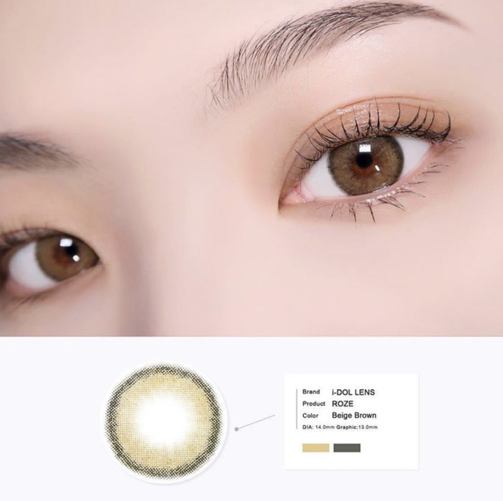 Canna Roze Beige Light Brown Yearly Colored Contacts - Image 3