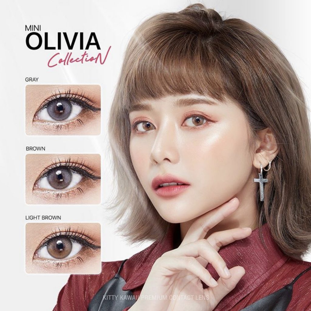 Kitty Kawaii Olivia Light Brown Monthly Colored Contacts - Image 8