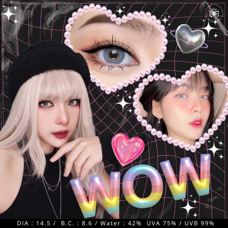Dreamcolor Moonwalk Blue Monthly Colored Contacts - Image 3