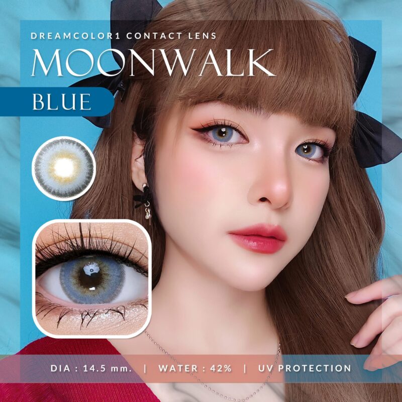 Dreamcolor Moonwalk Blue Monthly Colored Contacts - Image 4
