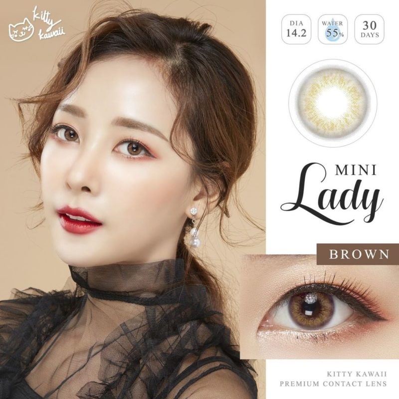 Kitty Kawaii Lady Brown Monthly Colored Contacts - Image 11