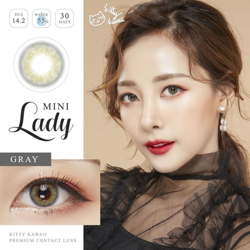 Kitty Kawaii Lady Gray Monthly Colored Contacts - Image 13