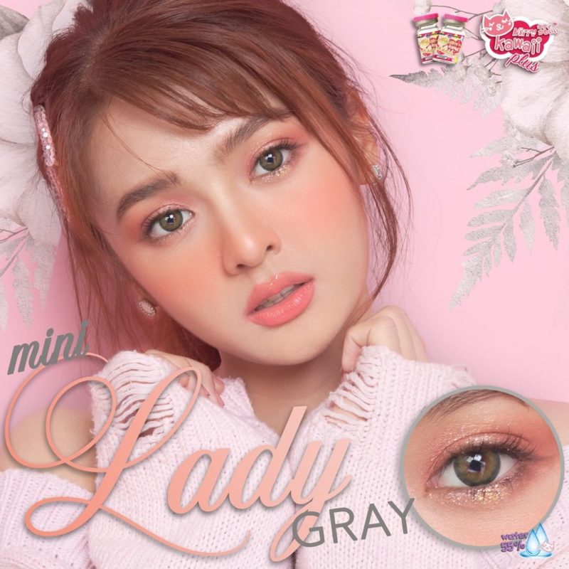 Kitty Kawaii Lady Gray Monthly Colored Contacts - Image 12