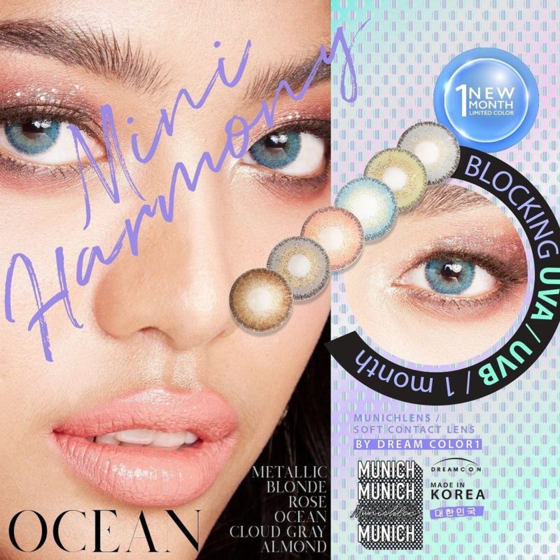 Dreamcolor Ocean Blue Monthly Colored Contacts - Image 6