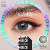 Dreamcolor Ocean Blue monthly colored contacts enhance dark eyes with soft enlargement and a vivid blue for a sweet doll-eye look. Powers 0.00 to -10.00.