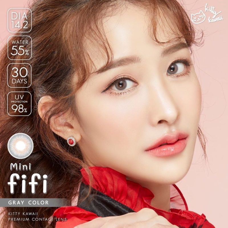 Kitty Kawaii Fifi Gray Monthly Colored Contacts - Image 2