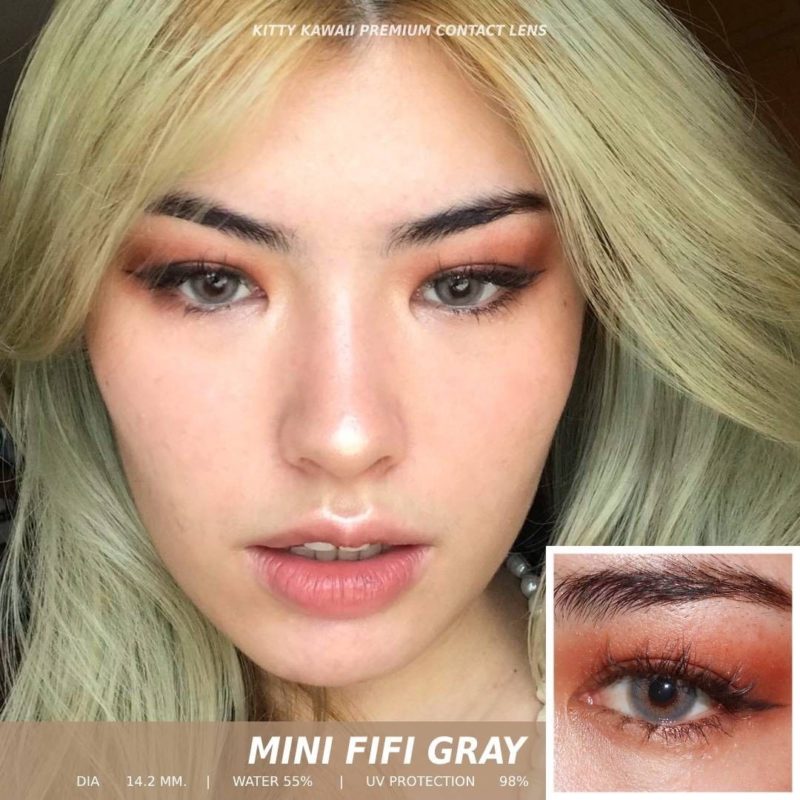 Kitty Kawaii Fifi Gray Monthly Colored Contacts - Image 3