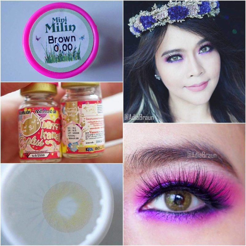 Kitty Kawaii Milin Brown Monthly Colored Contacts - Image 3
