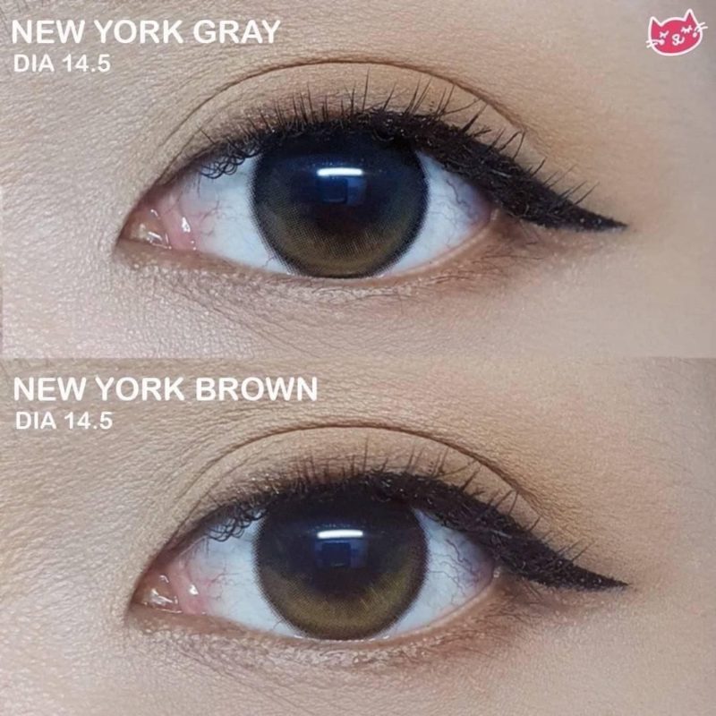 Kitty Kawaii New York Brown Monthly Colored Contacts - Image 4