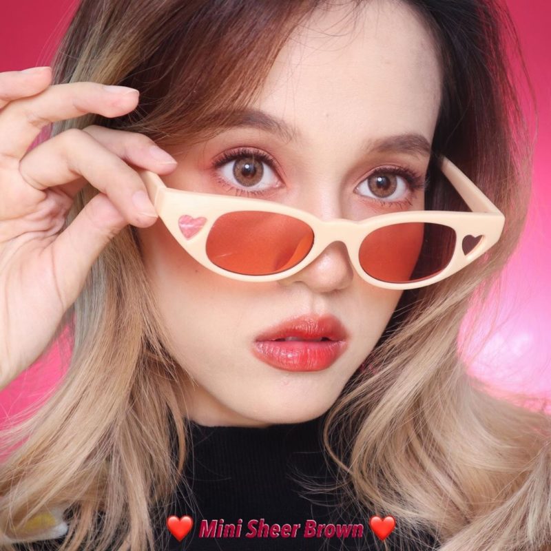 Kitty Kawaii Sheer Brown Monthly Colored Contacts - Image 2