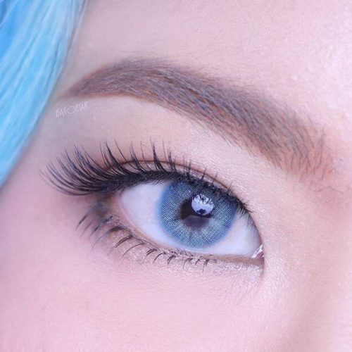 Kitty Kawaii Ava Blue Monthly Colored Contacts