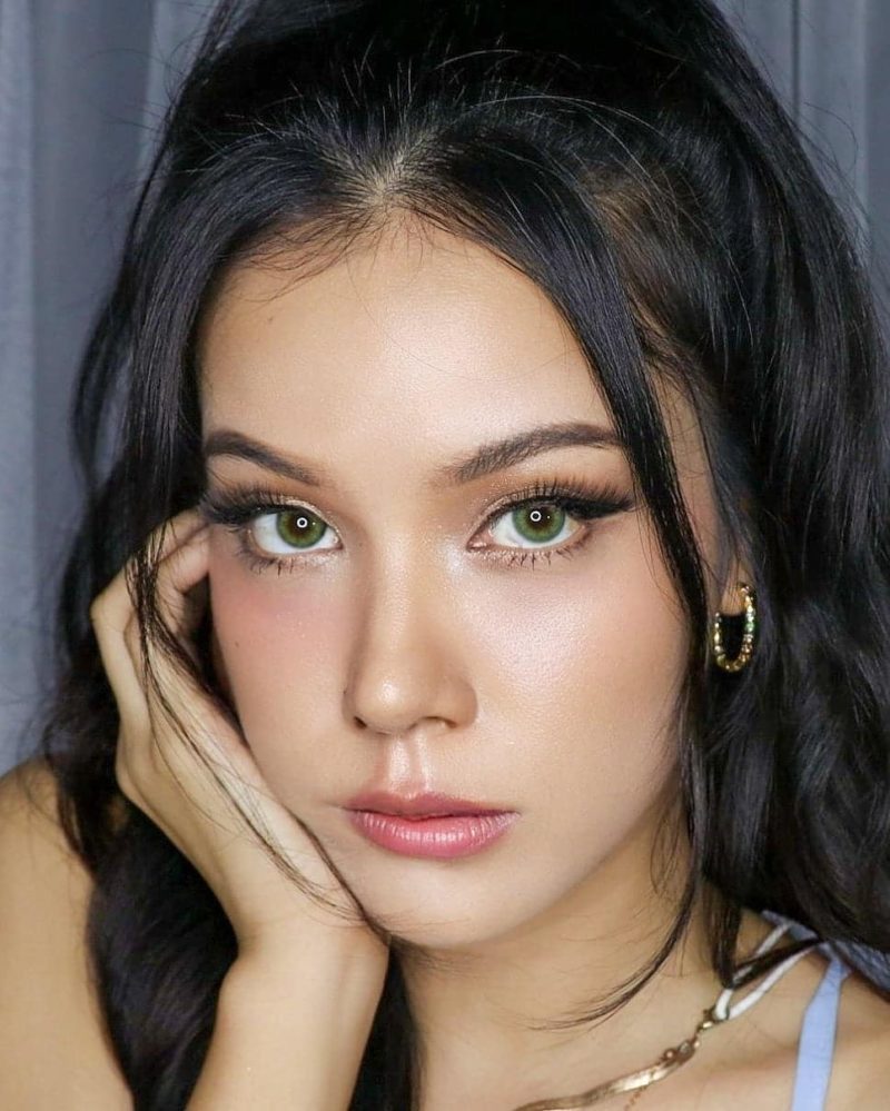 Kitty Kawaii Lady Gray Monthly Colored Contacts - Image 2