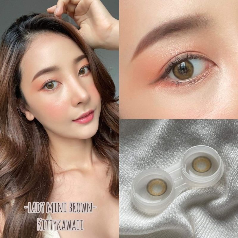 Kitty Kawaii Lady Brown Monthly Colored Contacts - Image 2