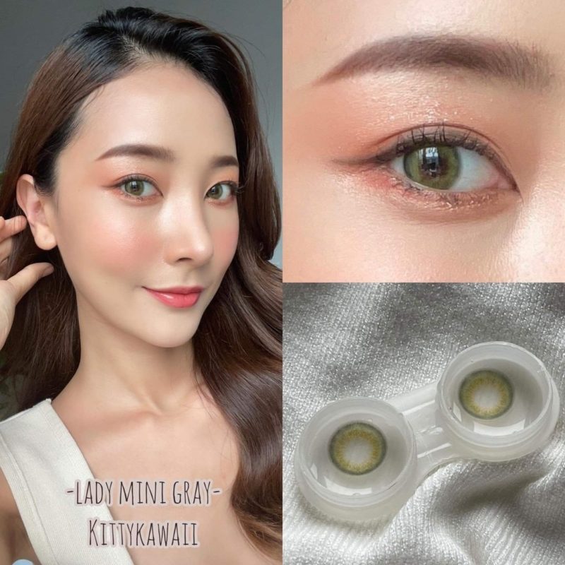 Kitty Kawaii Lady Gray Monthly Colored Contacts - Image 3