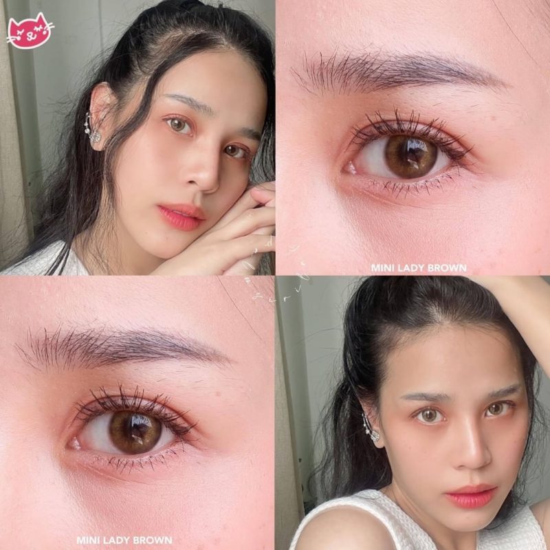 Kitty Kawaii Lady Brown Monthly Colored Contacts - Image 7