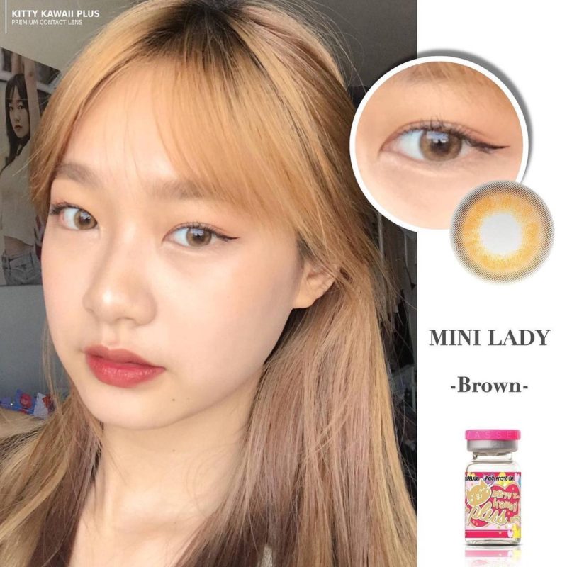 Kitty Kawaii Lady Brown Monthly Colored Contacts - Image 8