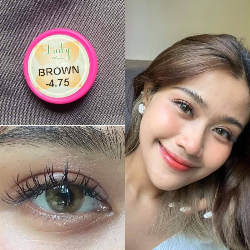 Kitty Kawaii Lady Brown Monthly Colored Contacts - Image 3