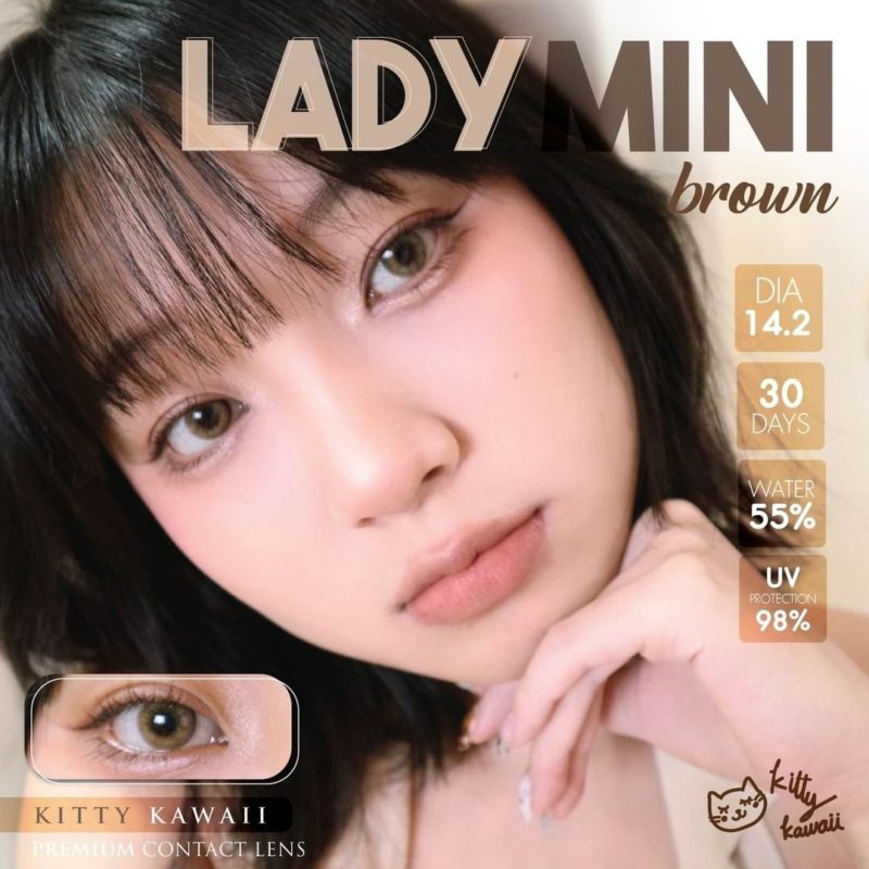 Kitty Kawaii Lady Brown Monthly Colored Contacts - Image 9