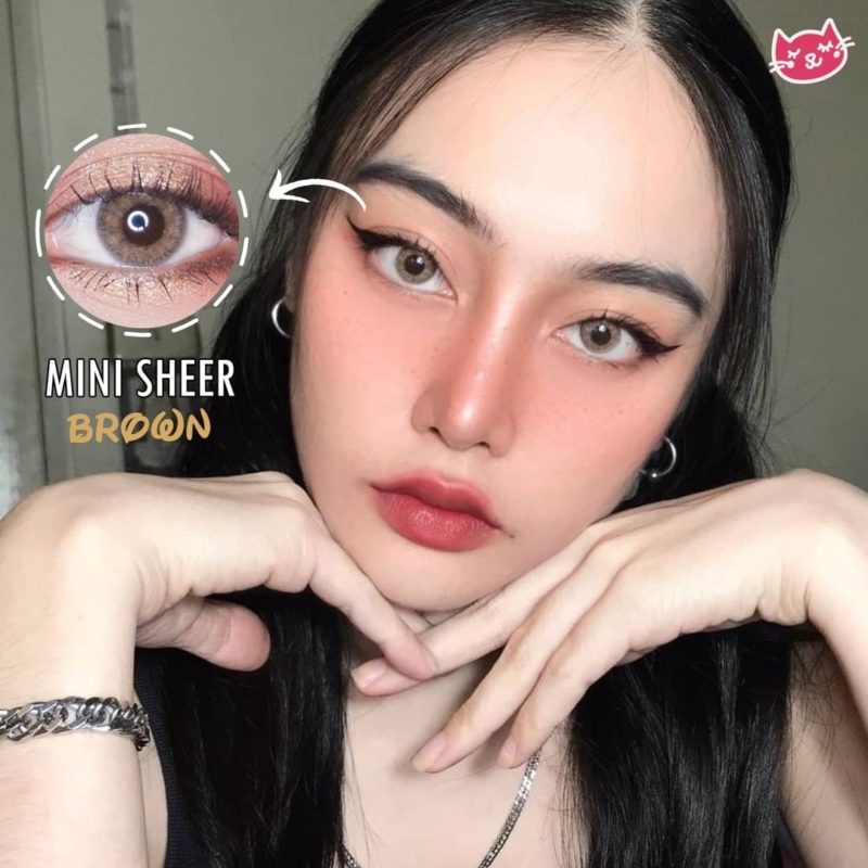 Kitty Kawaii Sheer Brown Monthly Colored Contacts - Image 6