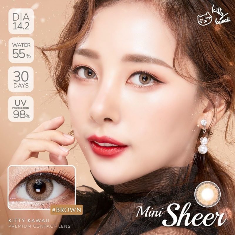 Kitty Kawaii Sheer Brown Monthly Colored Contacts - Image 8