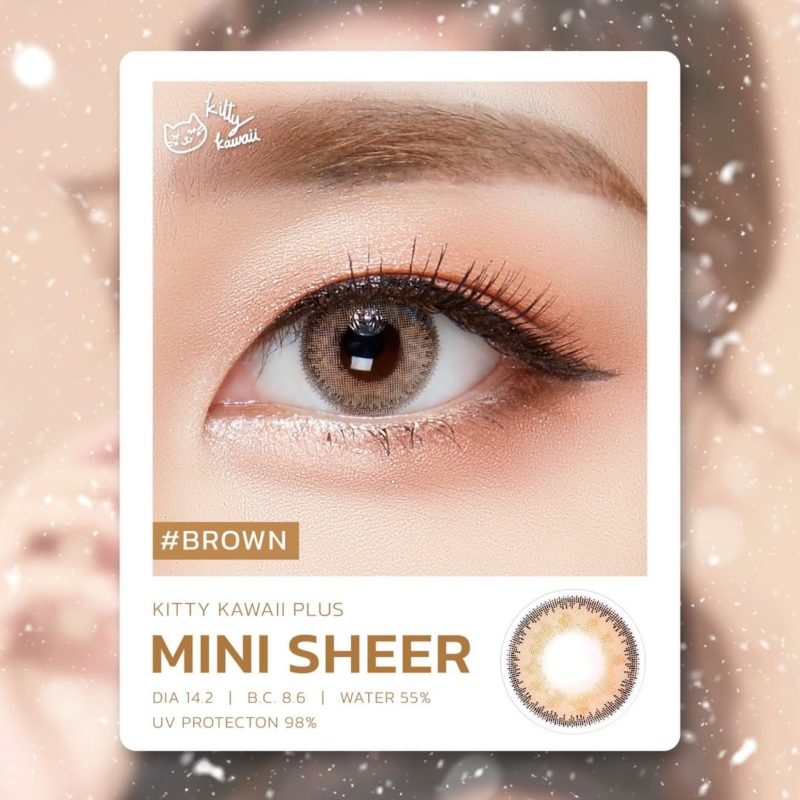 Kitty Kawaii Sheer Brown Monthly Colored Contacts - Image 7