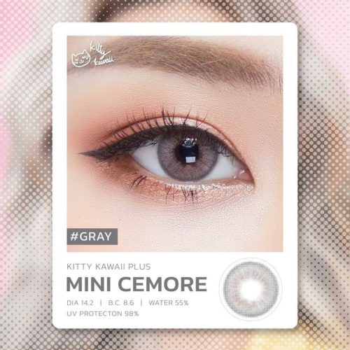 Kitty Kawaii Cemore Gray Monthly Colored Contacts