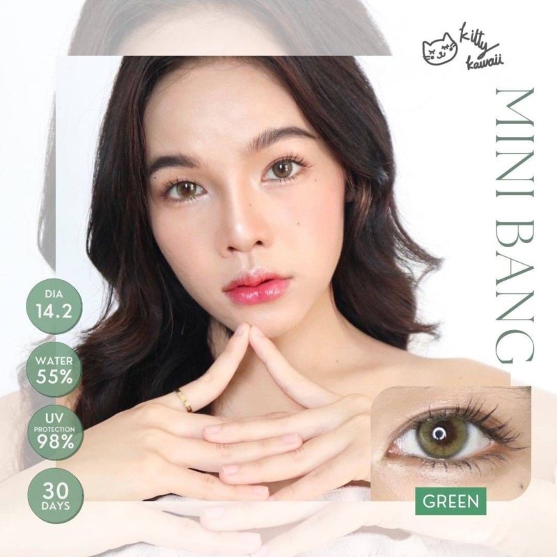 Kitty Kawaii Bang Green Monthly Colored Contacts - Image 5