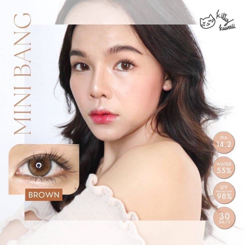 Kitty Kawaii Bang Brown Monthly Colored Contacts - Image 9