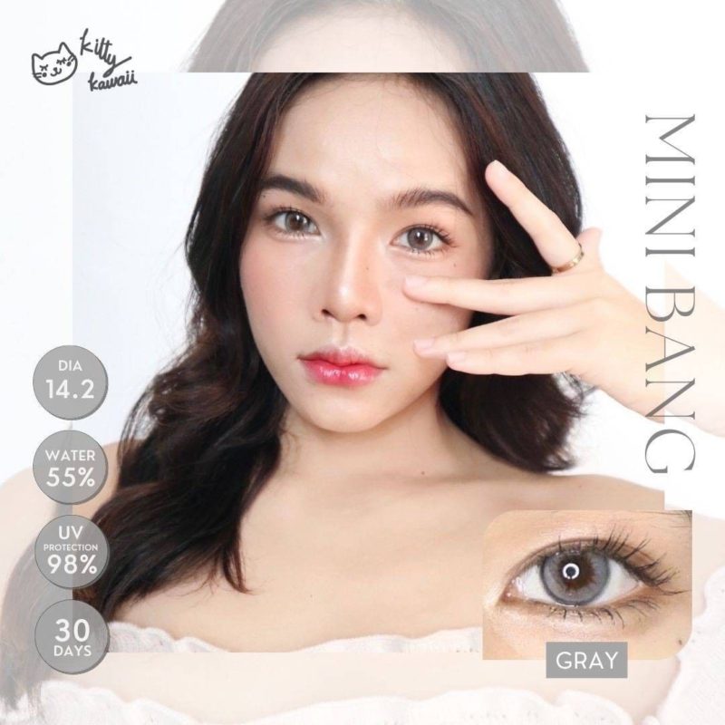 Kitty Kawaii Bang Gray Monthly Colored Contacts - Image 4
