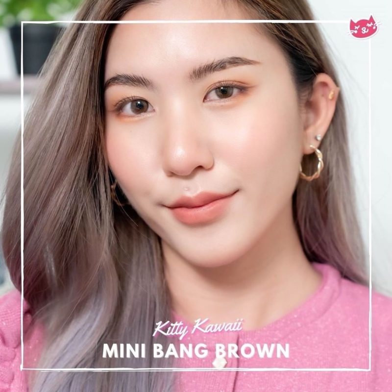 Kitty Kawaii Bang Brown Monthly Colored Contacts - Image 12