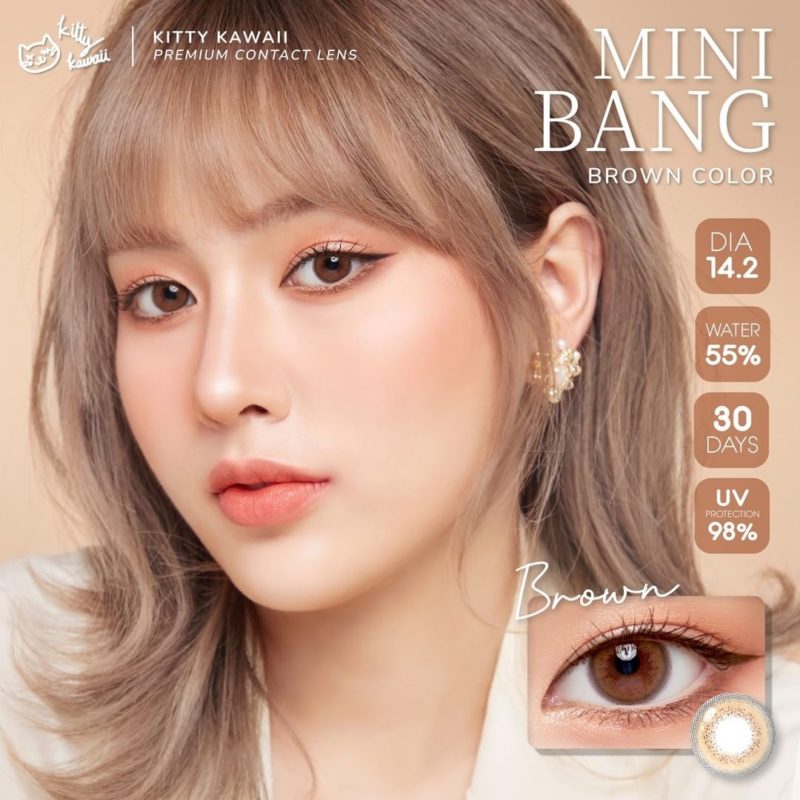 Kitty Kawaii Bang Brown Monthly Colored Contacts - Image 8