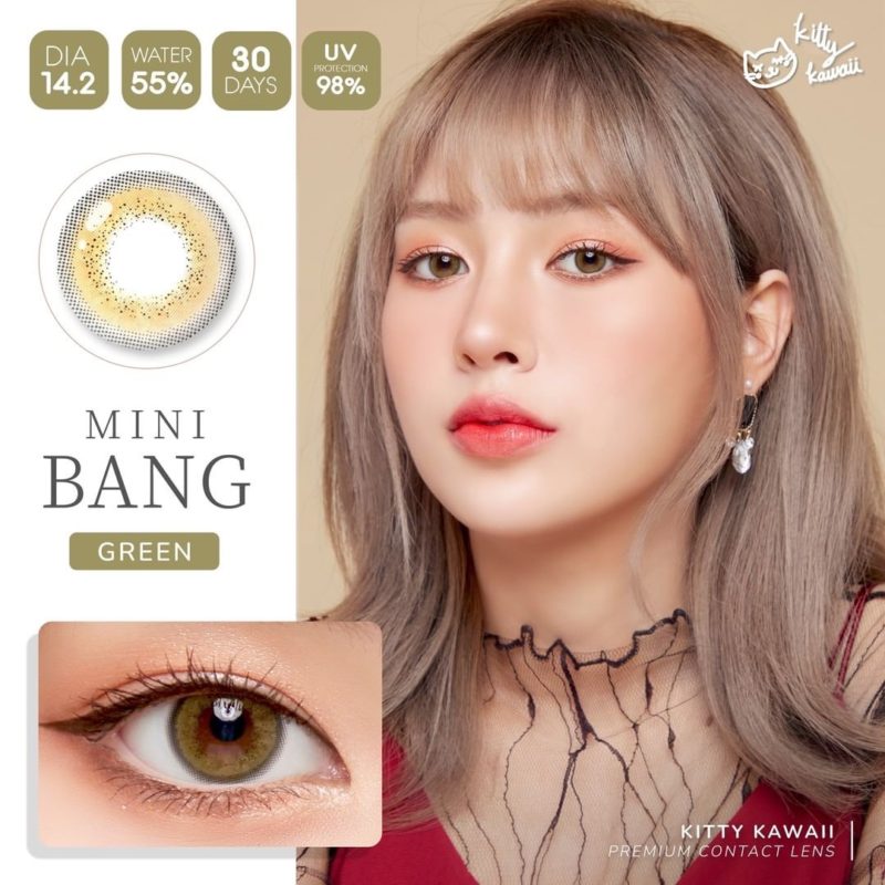 Kitty Kawaii Bang Green Monthly Colored Contacts - Image 6
