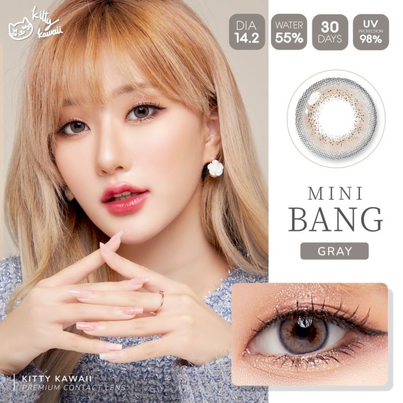 Kitty Kawaii Bang Gray Monthly Colored Contacts - Image 7