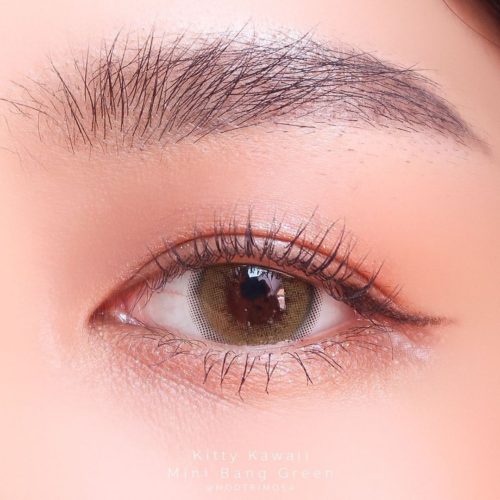 Kitty Kawaii Bang Green Monthly Colored Contacts