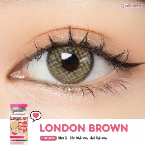 Kitty Kawaii London Brown Monthly Colored Contacts