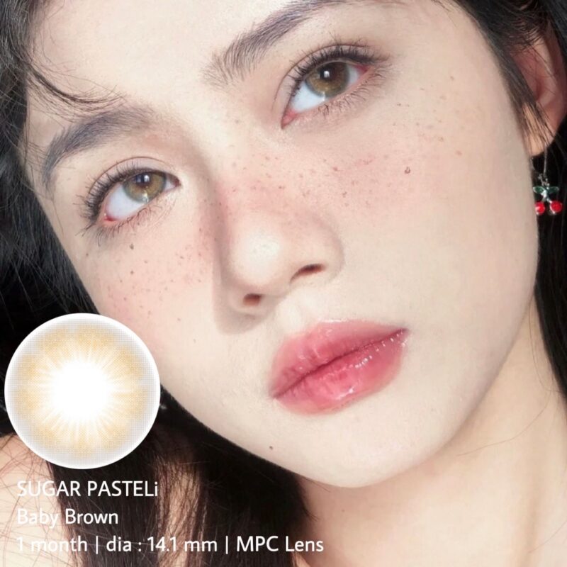 Sugar Pasteli Baby Brown Yearly Colored Contacts - Image 2