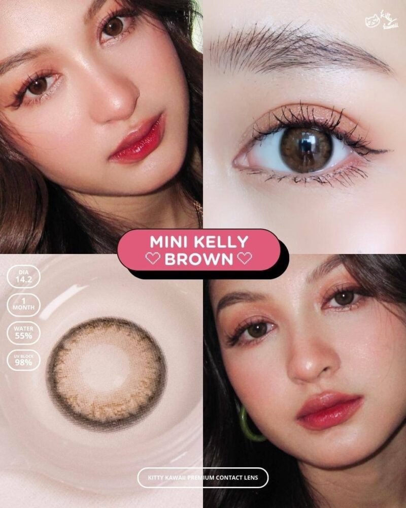 Kitty Kawaii Kelly Brown Monthly Colored Contacts - Image 3