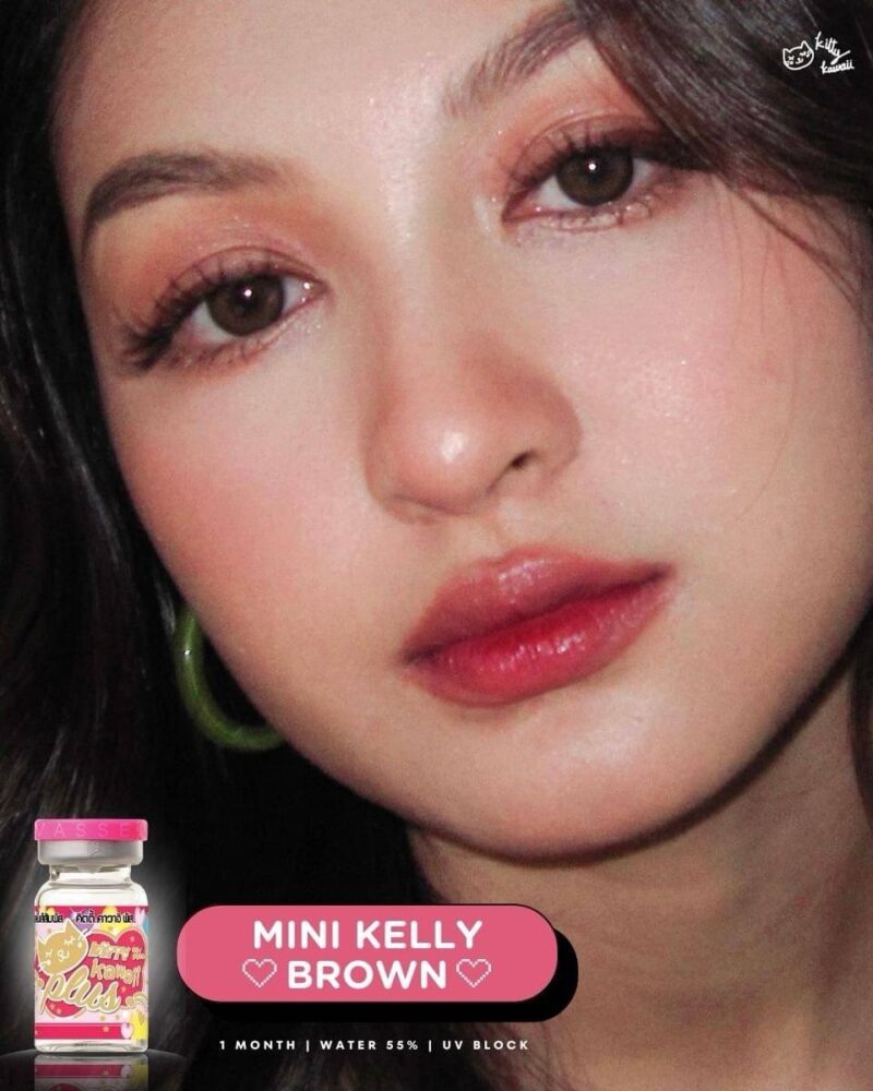 Kitty Kawaii Kelly Brown Monthly Colored Contacts - Image 2