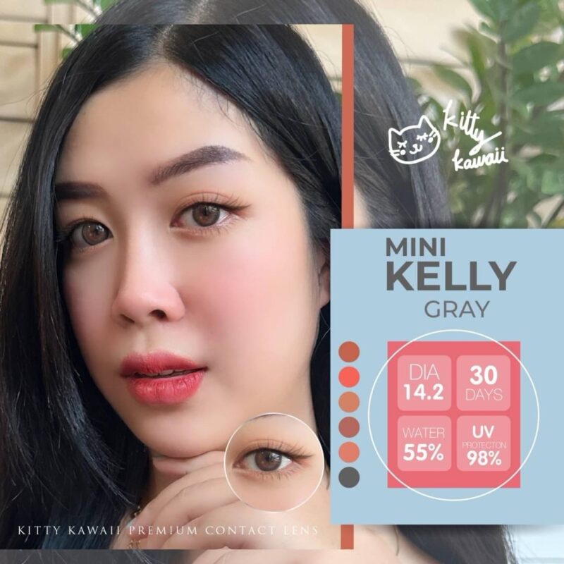Kitty Kawaii Kelly Gray Monthly Colored Contacts - Image 2